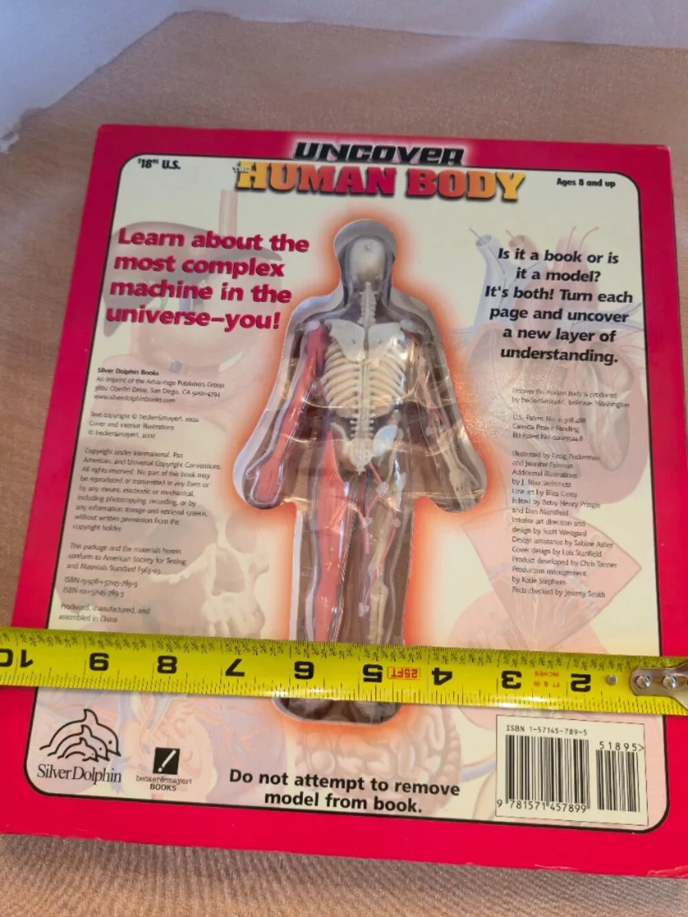 BOOK UNCOVER THE HUMAN BODY 2002 by LUANN COLUMBO